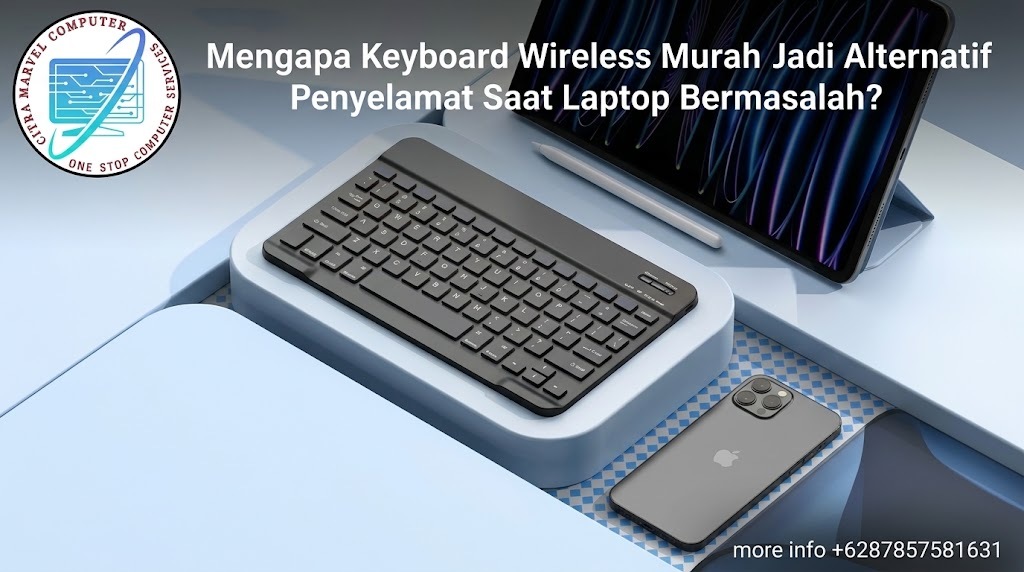 Mengapa Keyboard Wireless Murah Jadi Alternatif Penyelamat Saat Laptop Bermasalah