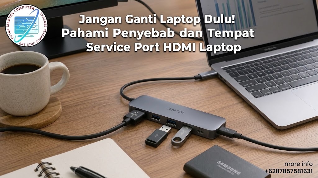 Jangan Ganti Laptop Dulu! Pahami Penyebab dan Tempat Service Port HDMI Laptop