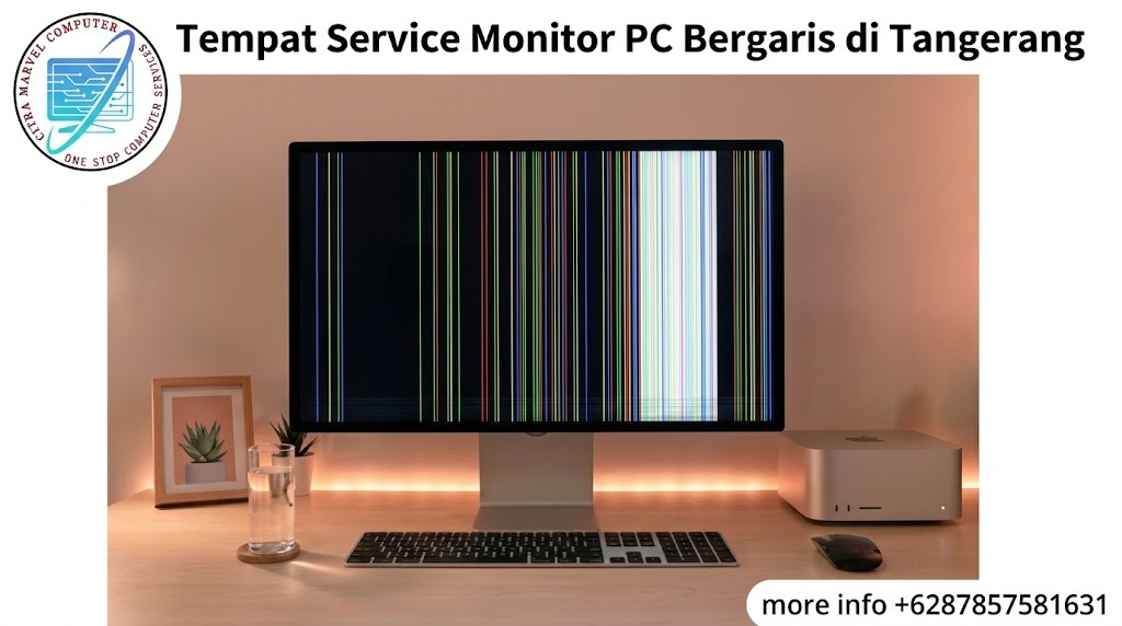 Tempat Service Monitor PC Bergaris di Tangerang